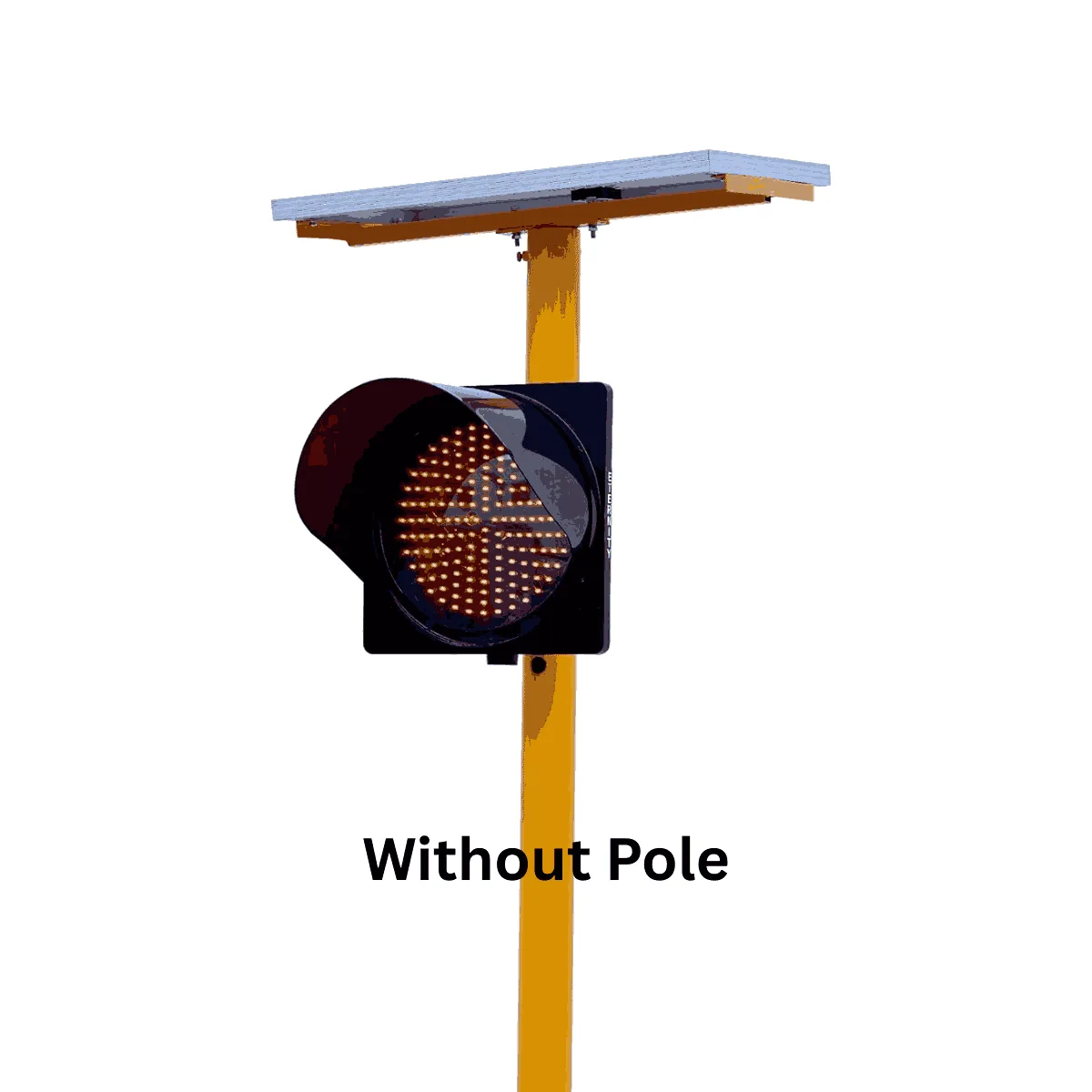 Solar Traffic Blinker Red