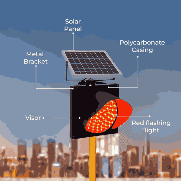 Solar Traffic Blinker