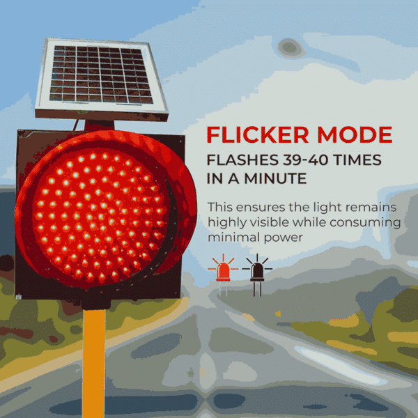 Solar Traffic Blinker