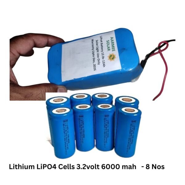 Solar Light 3.2volt 6000 mah cells