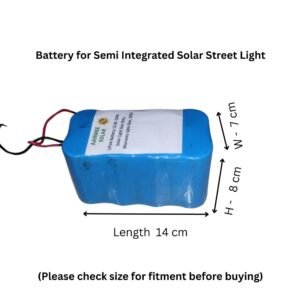 Solar Battery for Semi Integrated Street Light