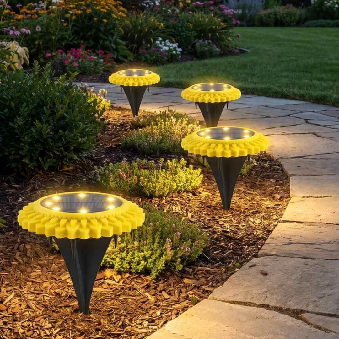 Solar led spike light