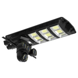 Solar Street Light with 3 lens CCTV Camera