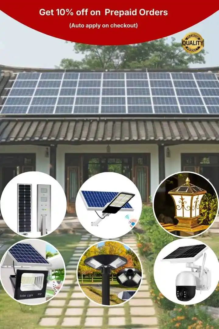 Aarmee Solar Lights hero image mobile