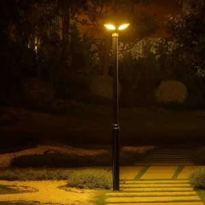 solar ufo light warm white glowing