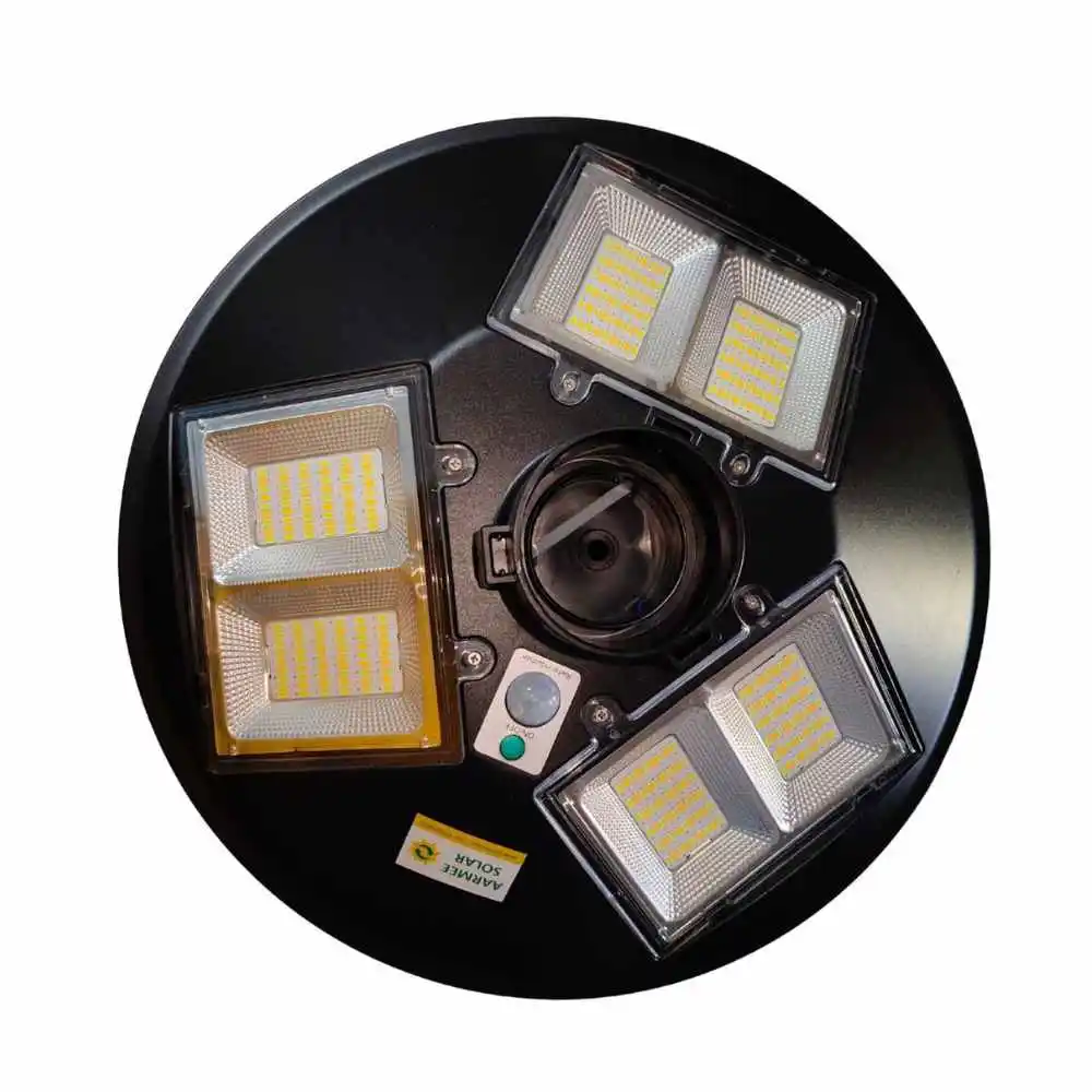 solar garden light ufo warm white front pick