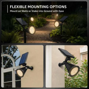 Solar Spike Led Light warm white