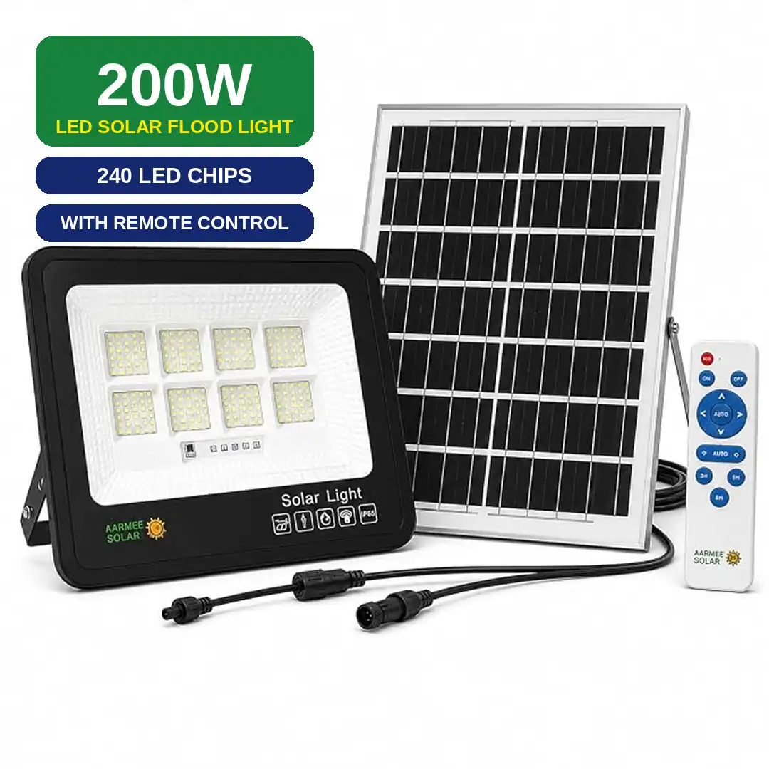 solar flood light 200 watt