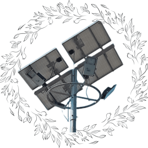 3 solar high mast